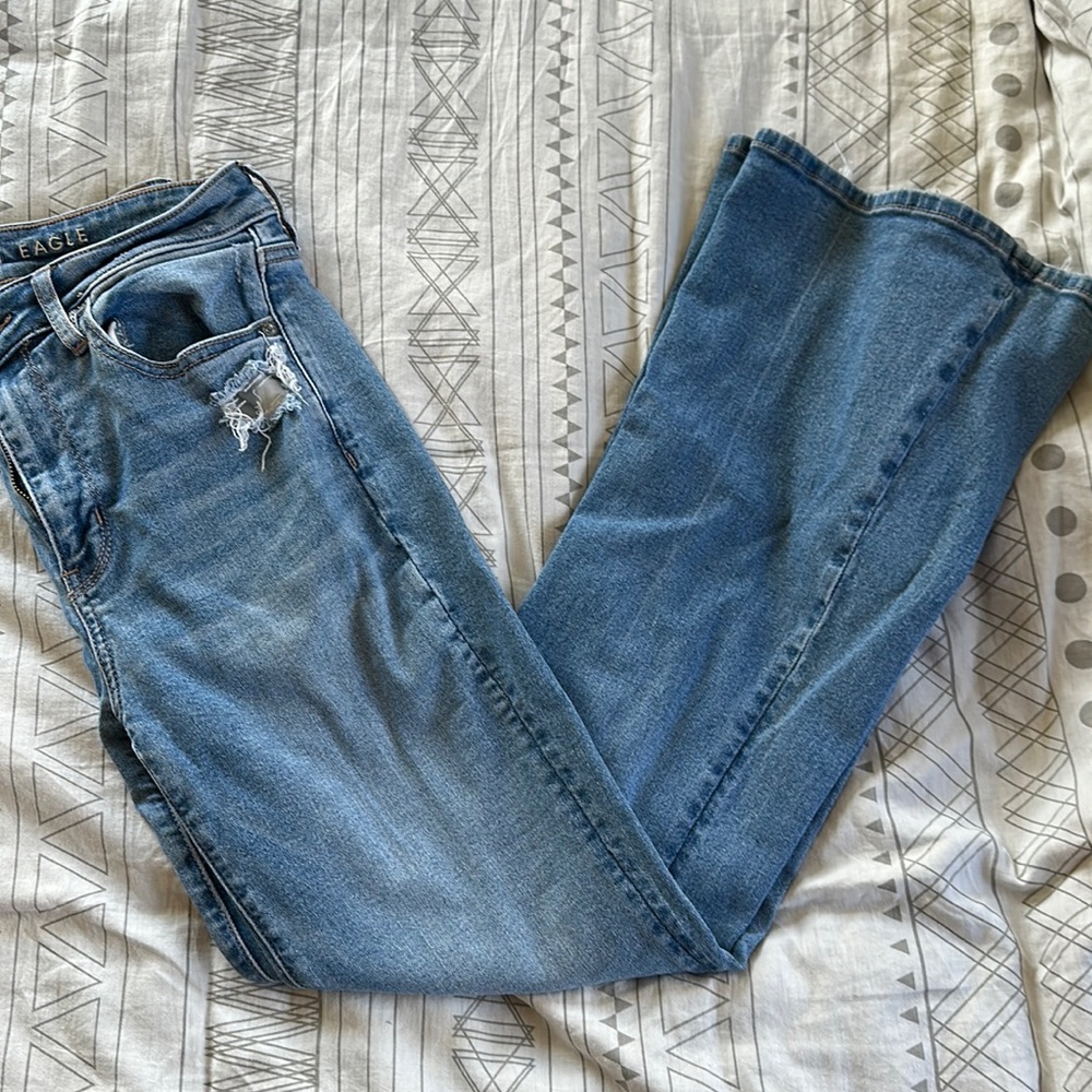 American eagle high-rise flare jeans